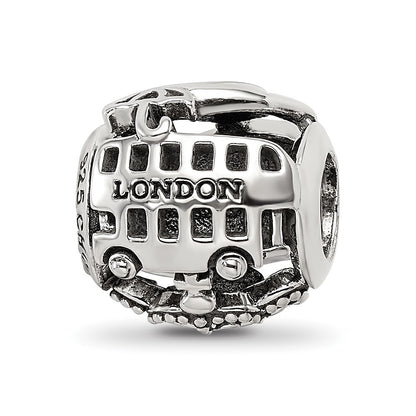 Sterling Silver Reflections Enameled England Theme Bead