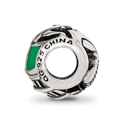 Sterling Silver Reflections Enameled Italy Theme Bead