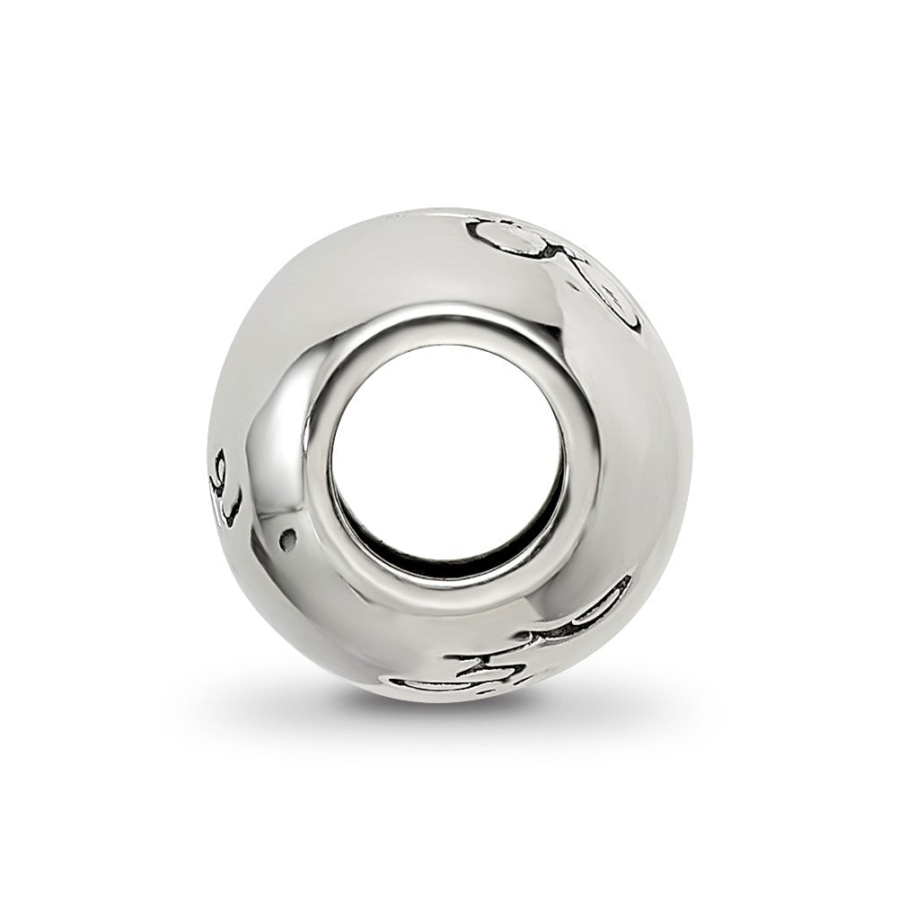 Sterling Silver Reflections Antiqued We Are Family Flower Bead