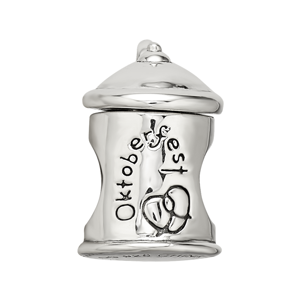 Sterling Silver Reflections Octoberfest Beer Stein Bead