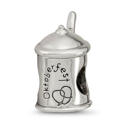 Sterling Silver Reflections Octoberfest Beer Stein Bead