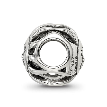 Sterling Silver Reflections Sun with A Face Bead
