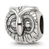 Sterling Silver Reflections Owl Head Bead