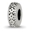 Sterling Silver Reflections Antiqued Bali Gripper Bead