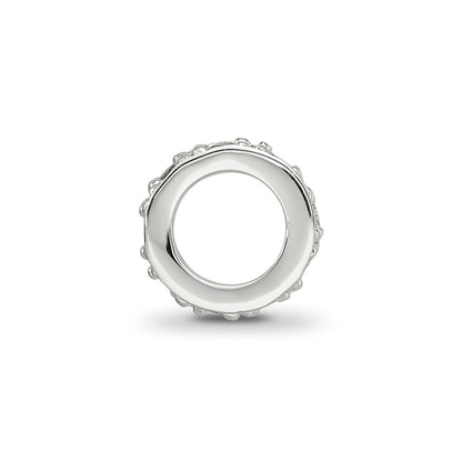 Sterling Silver Reflections CZ Spacer Bead