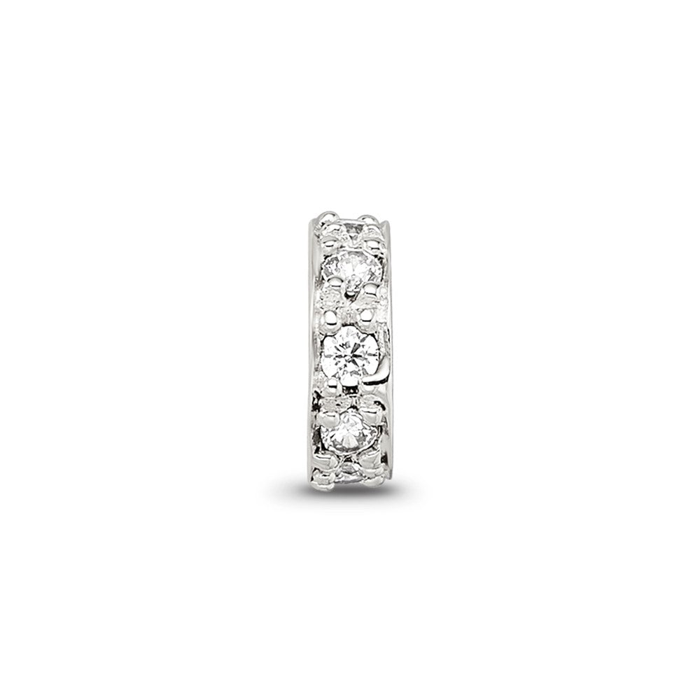 Sterling Silver Reflections CZ Spacer Bead
