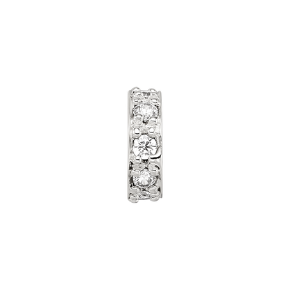 Sterling Silver Reflections CZ Spacer Bead