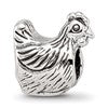 Sterling Silver Reflections Chicken Bead