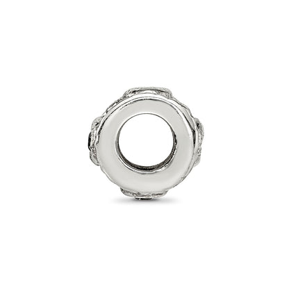 Sterling Silver Reflections CZ Rope Kids Bead