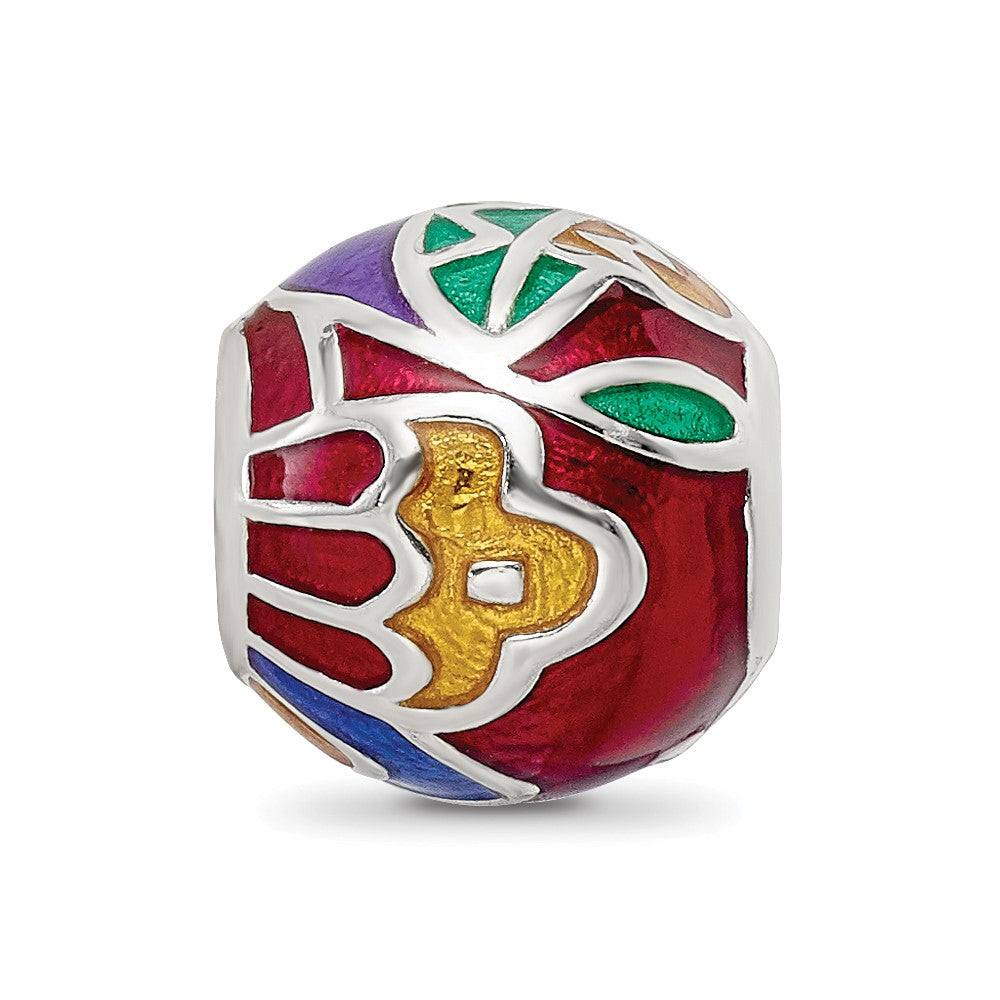 Sterling Silver Reflections City Impressions Mexico Moasic Enamel Bead