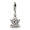 Sterling Silver Reflections Antiqued Ornate Charm