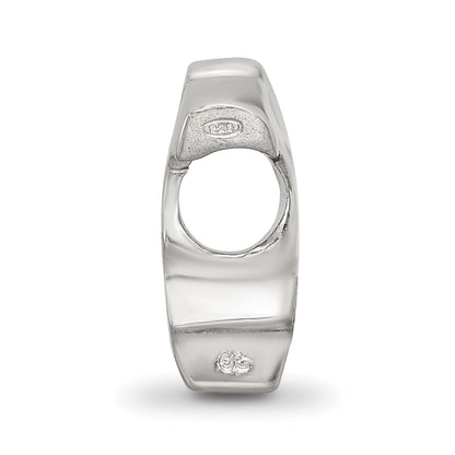 Sterling Silver Reflections Italy Country Shaped Bead