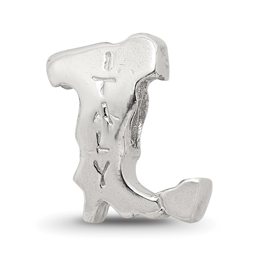 Sterling Silver Reflections Italy Country Shaped Bead
