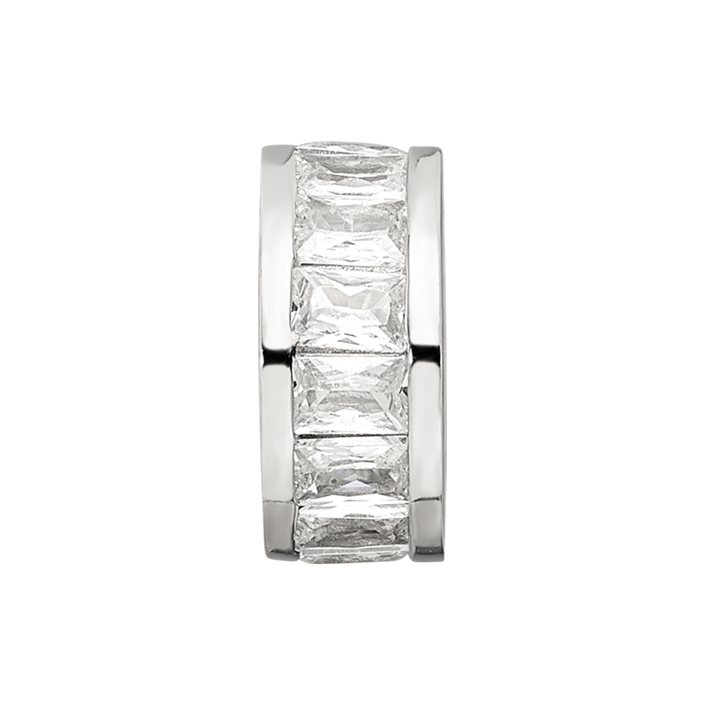 Sterling Silver Reflections w/ CZ Spacer Bead