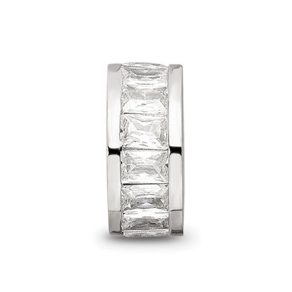 Sterling Silver Reflections w/ CZ Spacer Bead