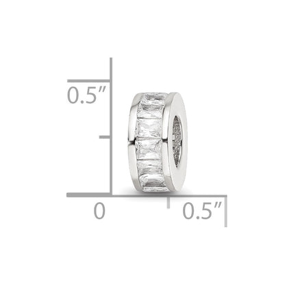 Sterling Silver Reflections w/ CZ Spacer Bead