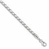 Sterling Silver Reflections White Leather Rhodium-plated 14 inch with a 2 inch extention Choker/Wrap Bracelet