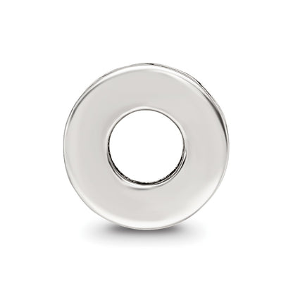Sterling Silver Reflections Antiqued Small Chain Pattern Bead