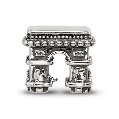 Sterling Silver Reflections Antiqued Arc De Triomphe Bead
