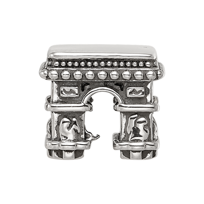 Sterling Silver Reflections Antiqued Arc De Triomphe Bead