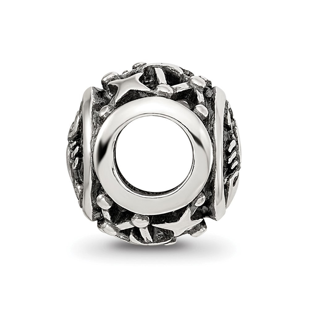Sterling Silver Reflections Antiqued Zodiac Scorpio Bead