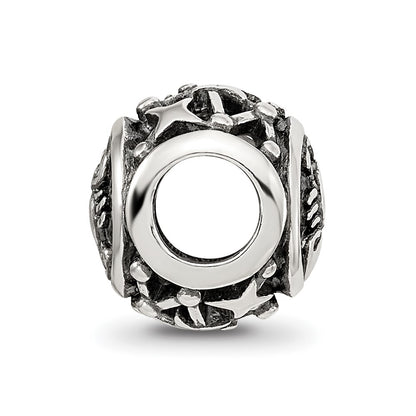 Sterling Silver Reflections Antiqued Zodiac Scorpio Bead