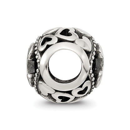 Sterling Silver Reflections CZ Letter C Bead