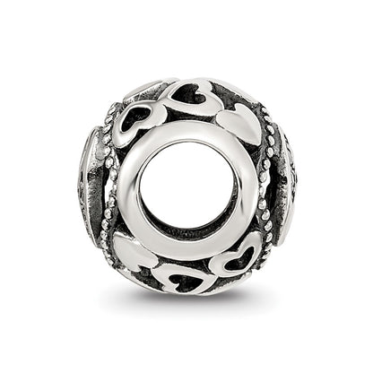 Sterling Silver Reflections CZ Letter G Bead