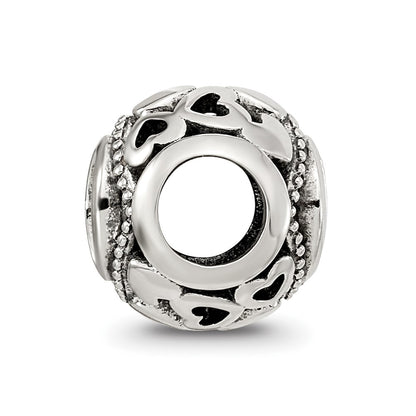 Sterling Silver Reflections CZ Letter O Bead