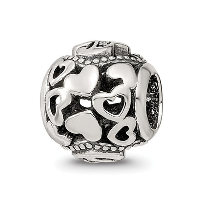 Sterling Silver Reflections CZ Letter P Bead