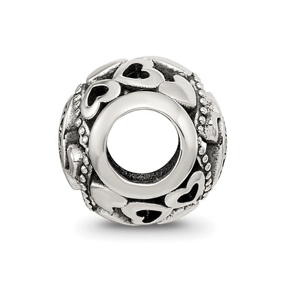 Sterling Silver Reflections CZ Letter J Bead