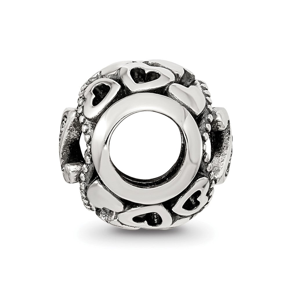 Sterling Silver Reflections CZ Letter Z Bead