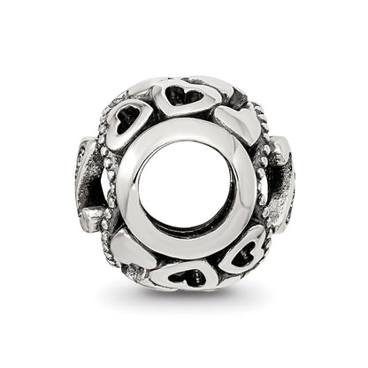 Sterling Silver Reflections CZ Letter Z Bead