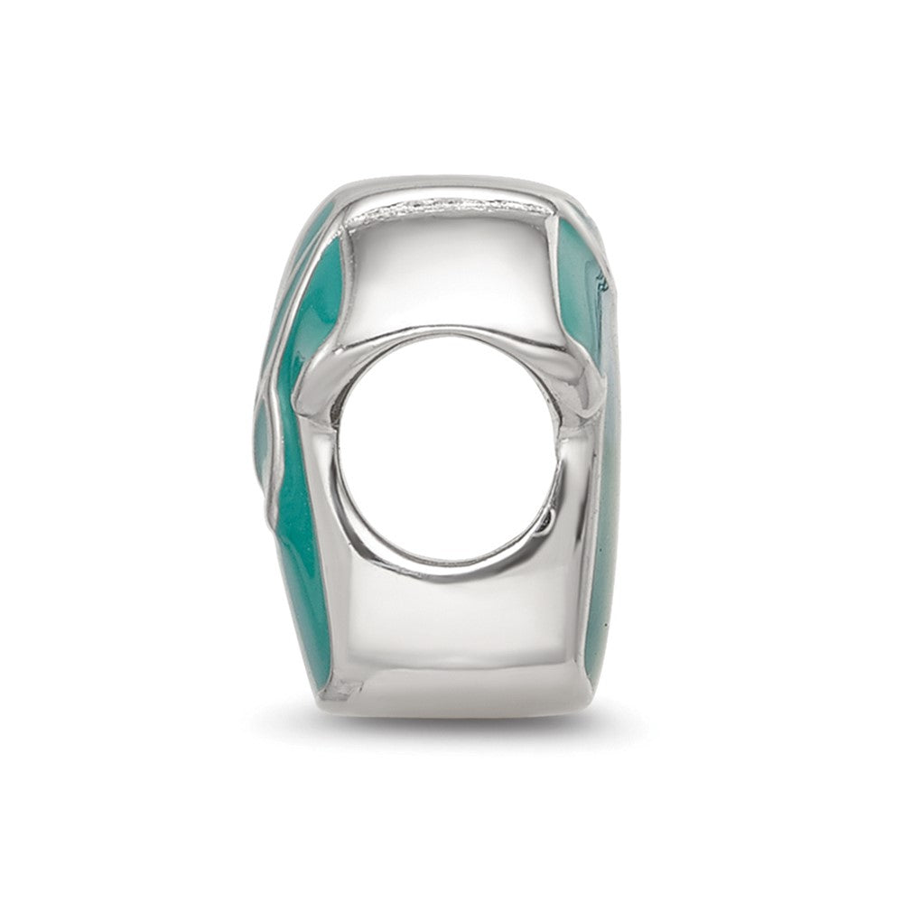 Sterling Silver Reflections Crystals Enamel Nurse Scrubs Bead