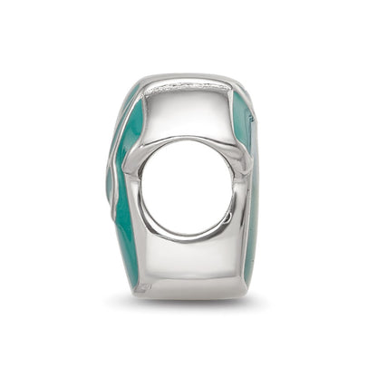 Sterling Silver Reflections Crystals Enamel Nurse Scrubs Bead