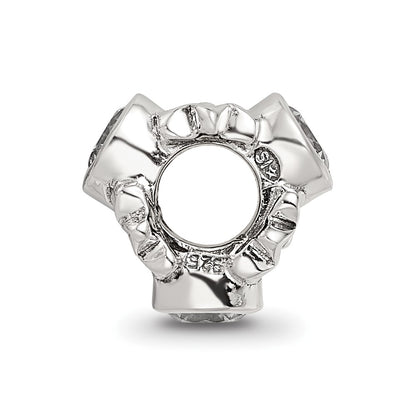 Sterling Silver Reflections CZ Bead