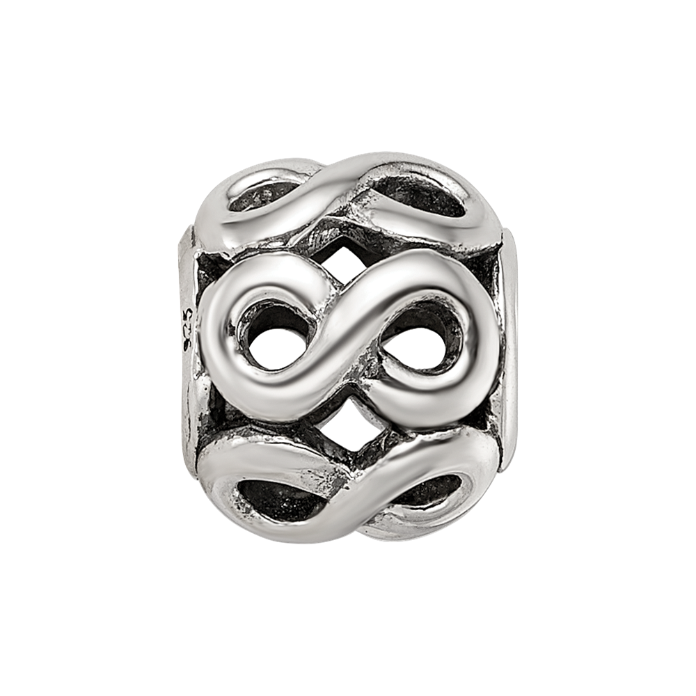 Sterling Silver Reflections Infinity Symbol Bead
