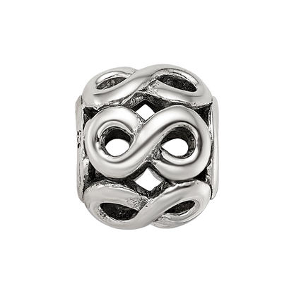 Sterling Silver Reflections Infinity Symbol Bead