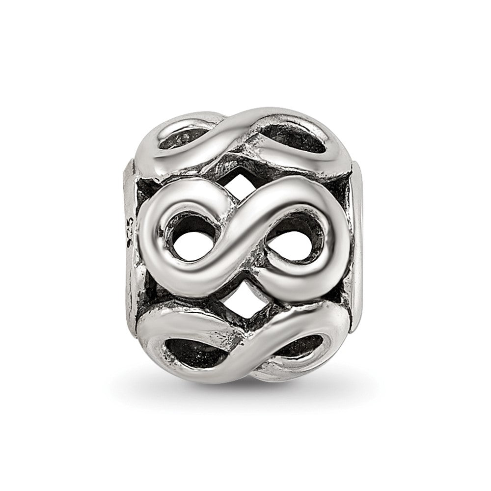 Sterling Silver Reflections Infinity Symbol Bead