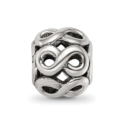 Sterling Silver Reflections Infinity Symbol Bead