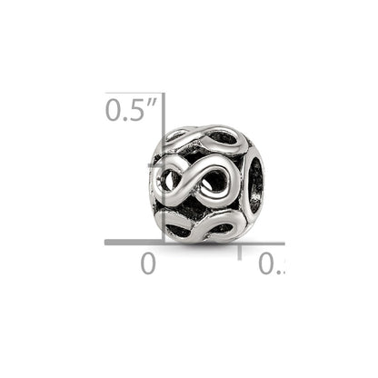 Sterling Silver Reflections Infinity Symbol Bead