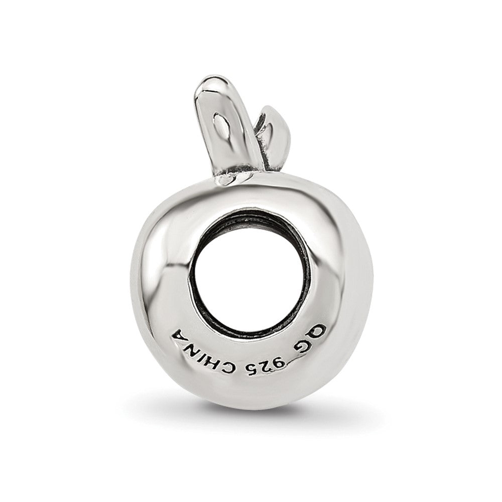 Sterling Silver Reflections Polished Apple Bead