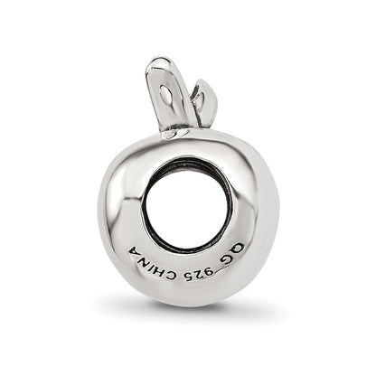 Sterling Silver Reflections Polished Apple Bead