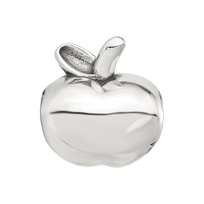 Sterling Silver Reflections Polished Apple Bead