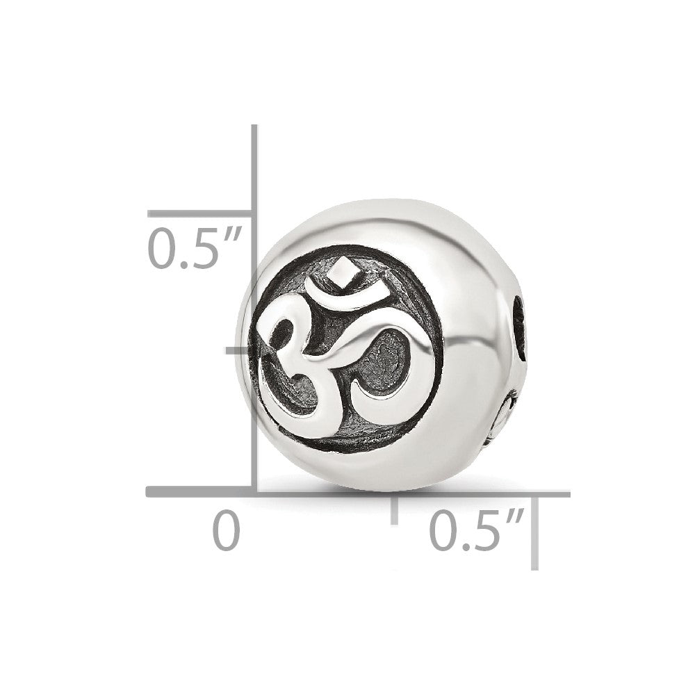 Sterling Silver Reflections OM Hinged Bead