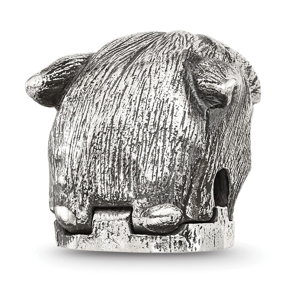 Sterling Silver Reflections Panther Hinged Bead