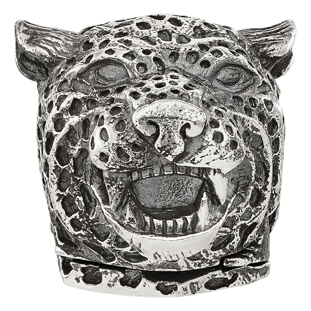 Sterling Silver Reflections Jaguar Hinged Bead