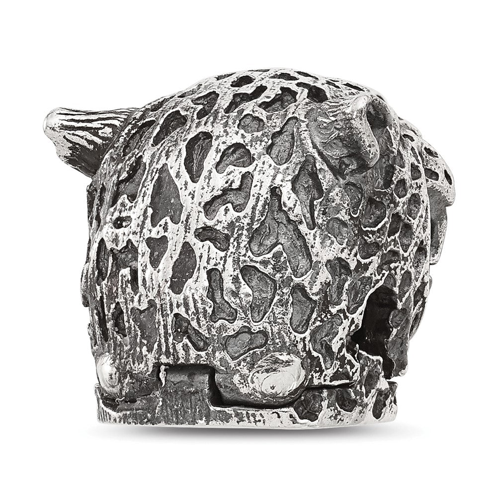 Sterling Silver Reflections Jaguar Hinged Bead