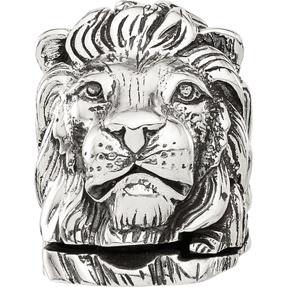 Sterling Silver Reflections Lion Hinged Bead