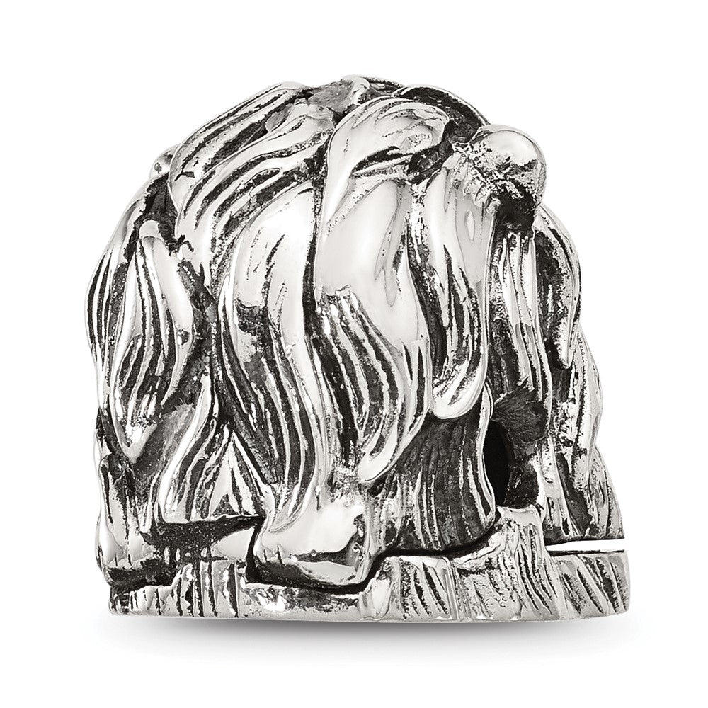 Sterling Silver Reflections Lion Hinged Bead